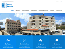 Tablet Screenshot of bekaahospital.com